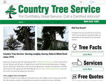 Tablet Screenshot of countrytree.ca